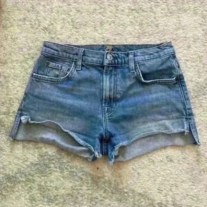 7 for all mankind cutoff shorts